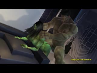 she hulk he - nothing but crazy furious sex