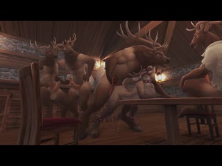reindeer fucking (with sound)   animation  zaush   sound design  audiophile