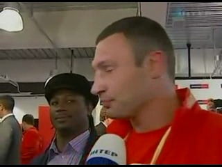 vitali klitschko and lenox lewis...